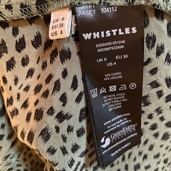 WHISTLES Spotted Animal Anita Dress - Picture 5 of 5